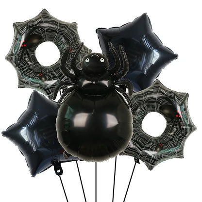 Decoração de balões de Halloween | Decoração de balão de aranha de abóbora Halloween
