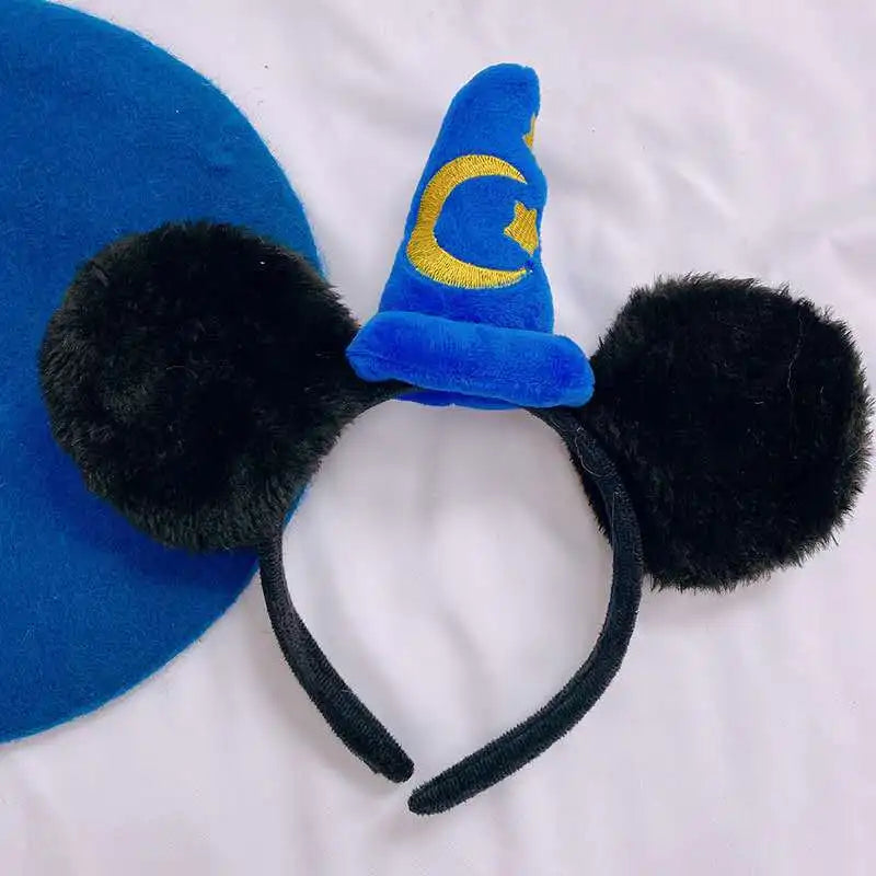 Tiaras Mickey Orelhas de Mickey de feiticeiro, lantejoulas Azul (menino feiticeiro)