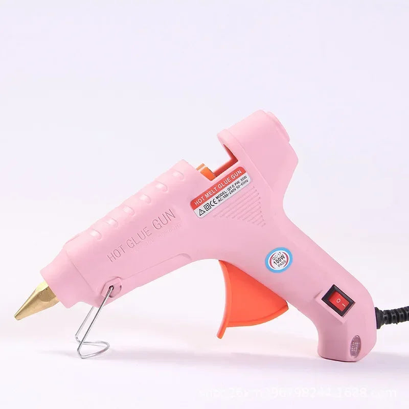 Pistola Aplicador De Cola Quente Bivolt Artesanato Pistola de cola quente portátil de 20W