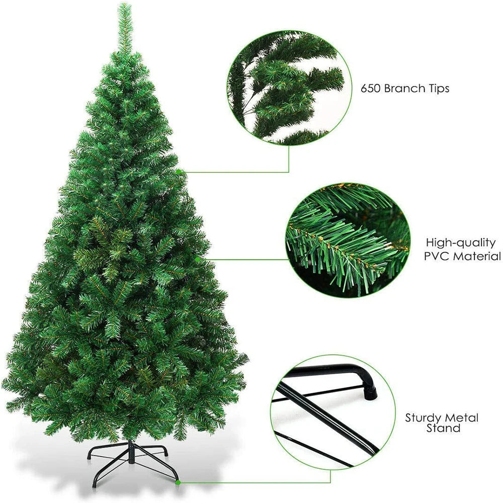 Árvore Natal Artificial Verde miniatura pinheiro, 18 polegadas 45/60/90cm