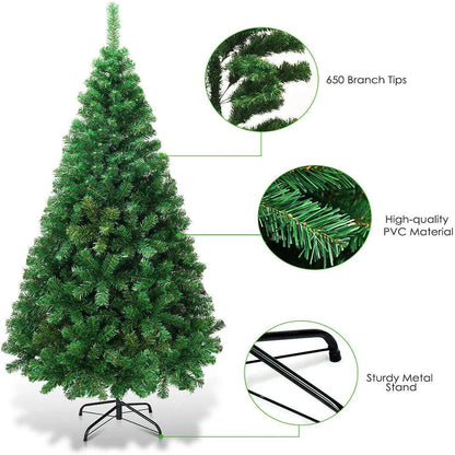 Árvore Natal Artificial Verde miniatura pinheiro, 18 polegadas 45/60/90cm