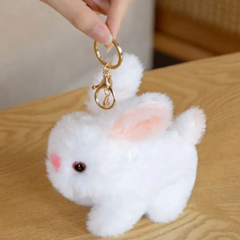 Coelho de 15/20 cm, adorável posição de deitada travesseiro fofo de abraço e confortável