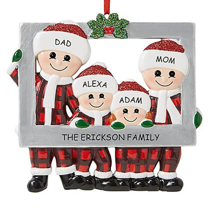Porta-Retrato Árvore de Natal Enfeite de Natal Personalizado em Formato de Porta-Retrato 7.8cm*7.7cm