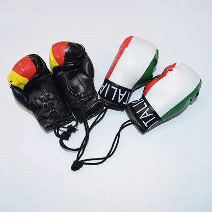 Chaveiro com a bandeira do Brasil, mini luvas de boxe, decoração versátil, acessório boxe