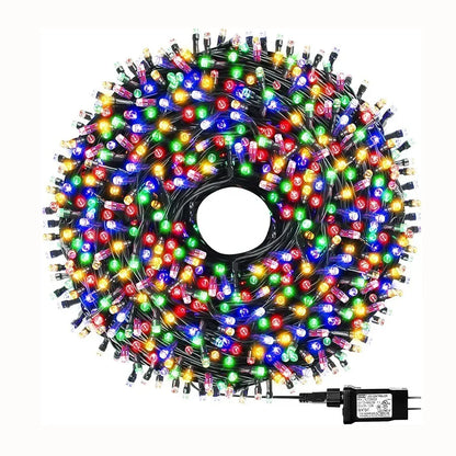 Luzes de Natal, Luzes de Natal de Baixa Voltagem de 98,4 pés, 100M LEDs - com Adaptador