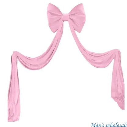 Laço decoração de shopping arcos de pelúcia vermelhos grandes Borgonha decoração