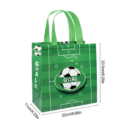 Bolsas Copa do Mundo De Tecido Não Tecido Com Tema Futebol, 5/10 Peças e Embalagem