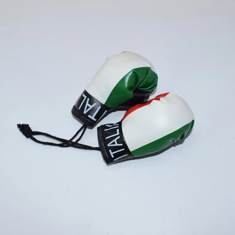Chaveiro com a bandeira do Brasil, mini luvas de boxe, decoração versátil, acessório boxe
