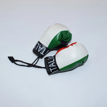 Chaveiro com a bandeira do Brasil, mini luvas de boxe, decoração versátil, acessório boxe