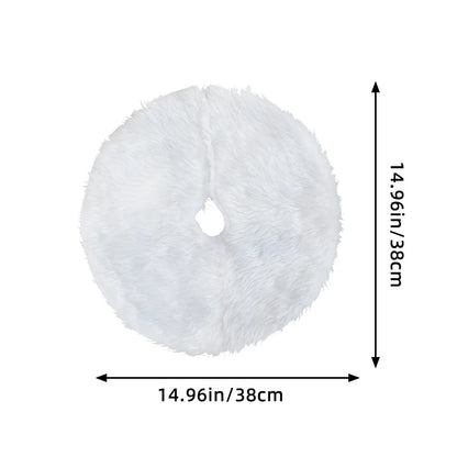 1 Peças Mini Saia para Árvore de Natal Tapete Macio para Árvore de Natal para Decoração