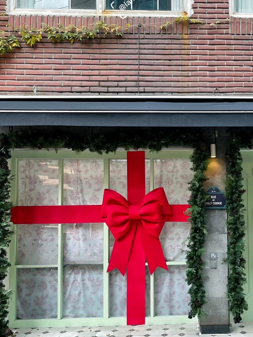 Laço gigante para inauguração