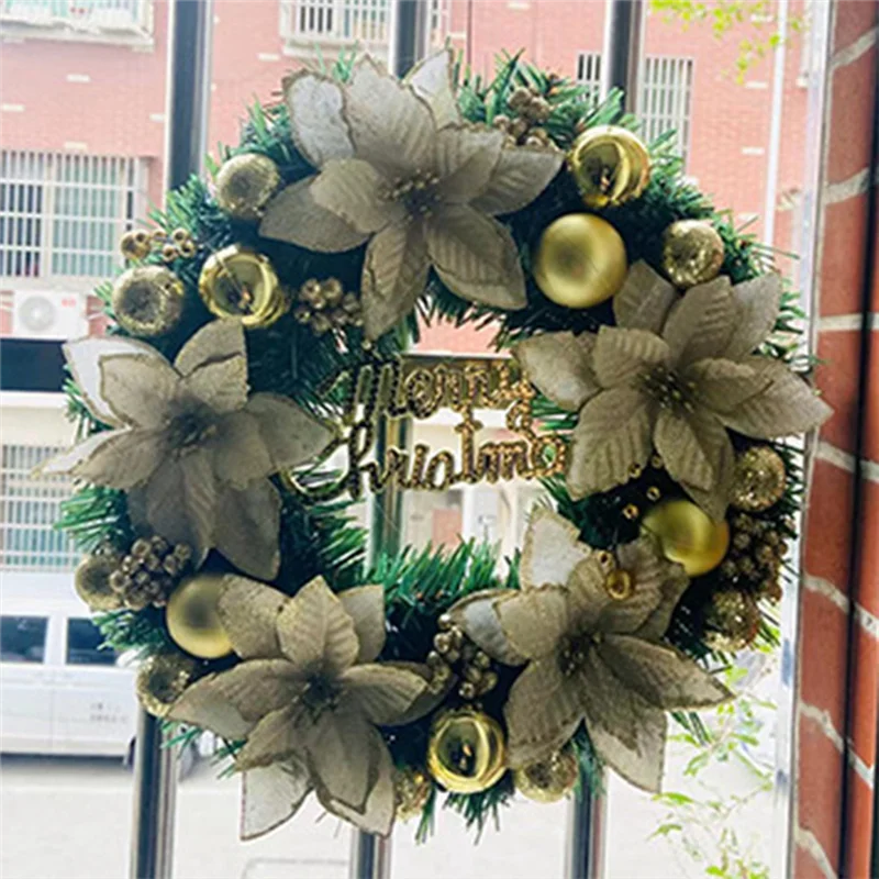 Guirlanda natalina decorativa Coroa De Flores Decorativa, Decoração De Flores, Guirlanda