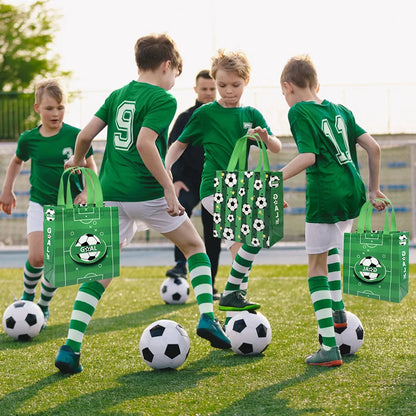 Bolsas Copa do Mundo De Tecido Não Tecido Com Tema Futebol, 5/10 Peças e Embalagem