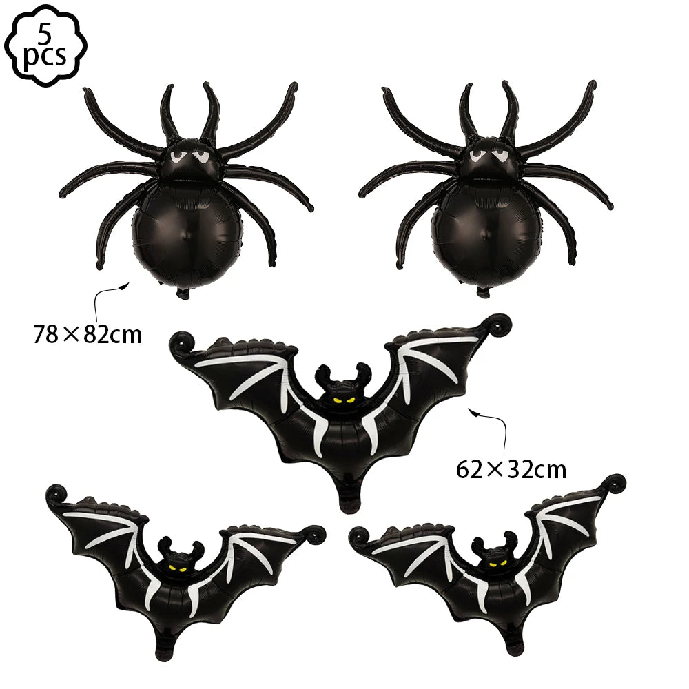 9 Balões de Halloween para Decoração de Festas, Suprimentos para Decoração Halloween