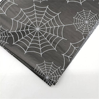 Papel de Seda Decorativo (Papel Tecido) com Estampas Temáticas de Halloween 50cm*35cm