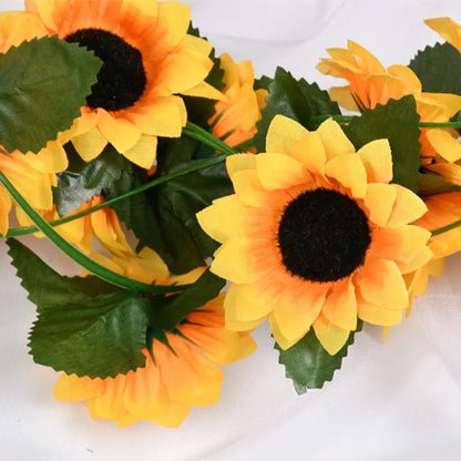 Festa Junina girassol artificial de 1 peças, flores de girassol de látex com toque real falso