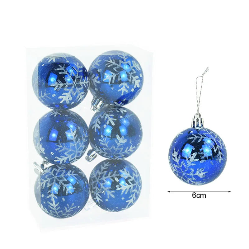 Bola de natal glitter Conjunto de 24 peças de decorações de Natal com bolas Natal  bolas