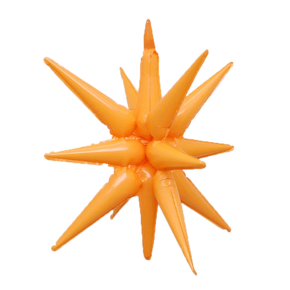 Kit 5 Balão Estrela 14 Pontas Grande 22 Polegadas 67cm. Balão Estrela