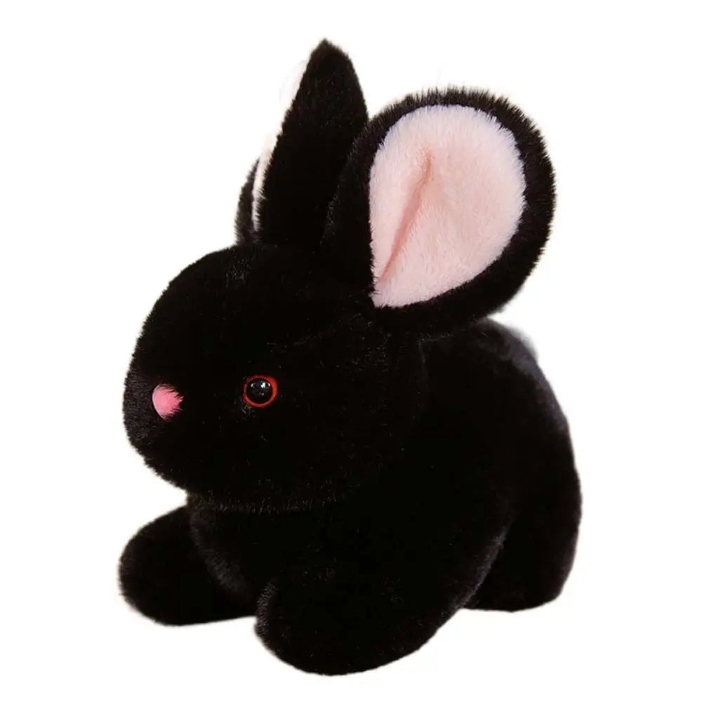 Coelho de 15/20 cm, adorável posição de deitada travesseiro fofo de abraço e confortável