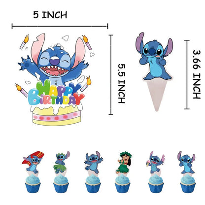 Lilo & Stitch Topo de Bolo Lilo & Stitch Kit Festa Só um bolinho