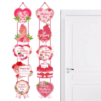 Decoração Teto de Dia das Mães Porta Pendurada Banner Dia das Mãe