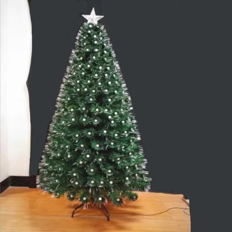 Árvore de Natal Fibra Ótica Árvore de Natal Com Luzes Decoração PVC Árvore De Natal