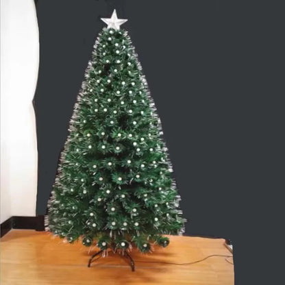 Árvore de Natal Fibra Ótica Árvore de Natal Com Luzes Decoração PVC Árvore De Natal