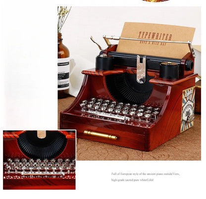 Caixa de música fonógrafo retrô clássico gramofone musical caixa mesa decoração