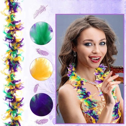 Kit Carnaval Conjunto de 8 peças de acessórios para fantasia de carnaval, saia tutu, meia