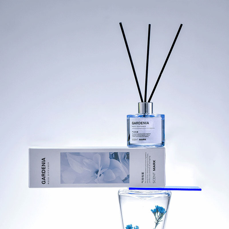 Conjunto de difusor de óleo essencial de fragrância para casa, difusor de aroma de rosa
