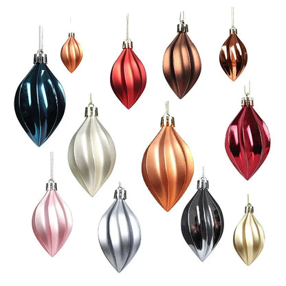 Bola de Natal de Cobre 24 Peças Decorações de Árvore de Natal Laranja e Cobre