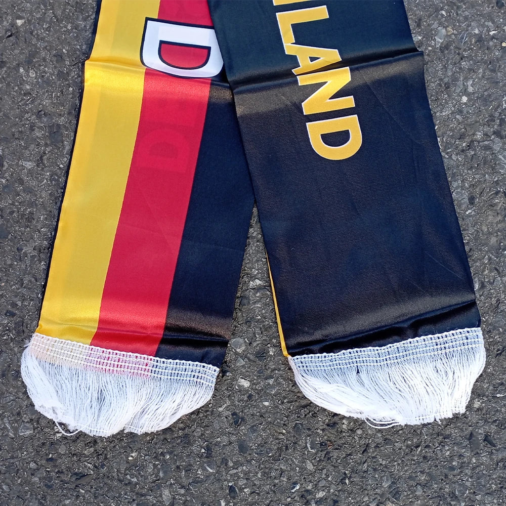 Copa do Mundo cachecol de futebol alemão da Alemanha 144 cm. comprimento por 17,78 cm