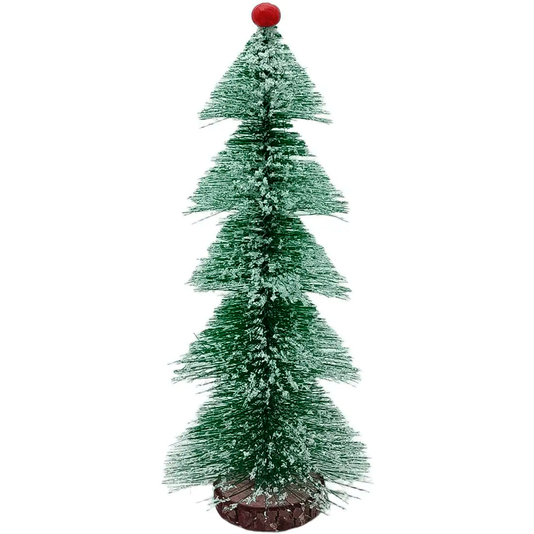 Mini Árvore De Natal Flocos Neve Pinheiro Enfeite Mesa 33cm*12cm Mini Pinheiro de Natal