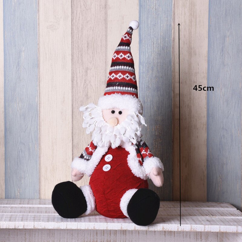 Boneco Natal Papai Noel Cozinheiro Padeiro Chef Em Tecido 48cm