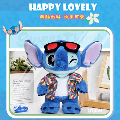 Genuíno Disney Kawaii Stitch Estilo Legal Lilo Stitch 30cm  Bonecas de Pelúcia