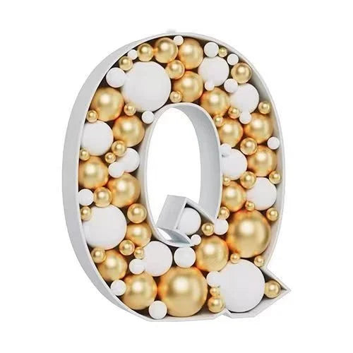 Letras Gigante Moldura para Balão com Números, Mosaico de Balões de 73 cm, Moldura