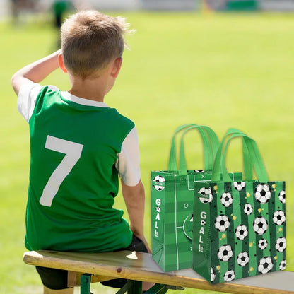 Bolsas Copa do Mundo De Tecido Não Tecido Com Tema Futebol, 5/10 Peças e Embalagem