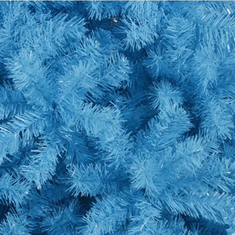 Árvore de Natal azul Claro Premium PVC Artificial Pinheiro suporte de metal decorações