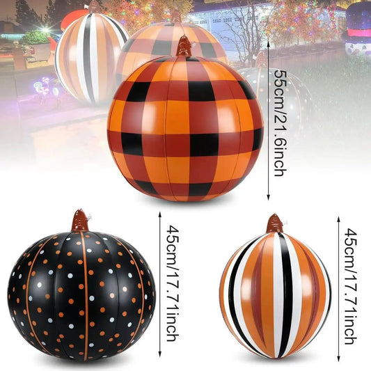 Abóbora Infláveis de Halloween Abóbora Inflável Explodir Halloween 55cm/21.6 Ao Ar Livre