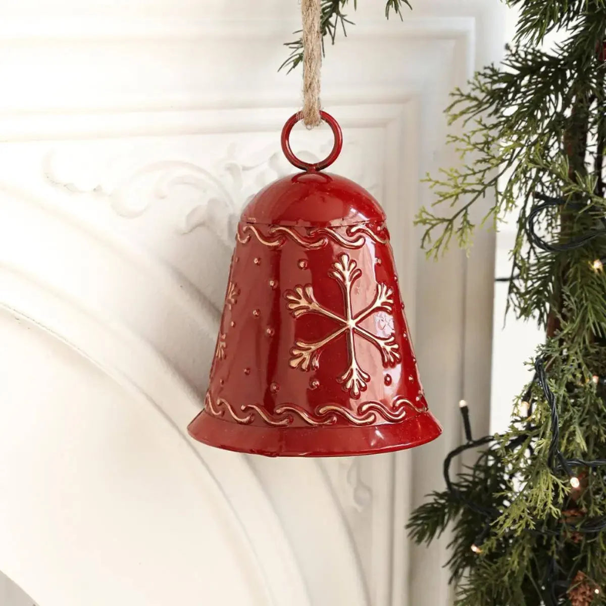 Enfeites De Sino De Natal Decoração de Pendentes, Sinos Decorativos de Natal em Metal