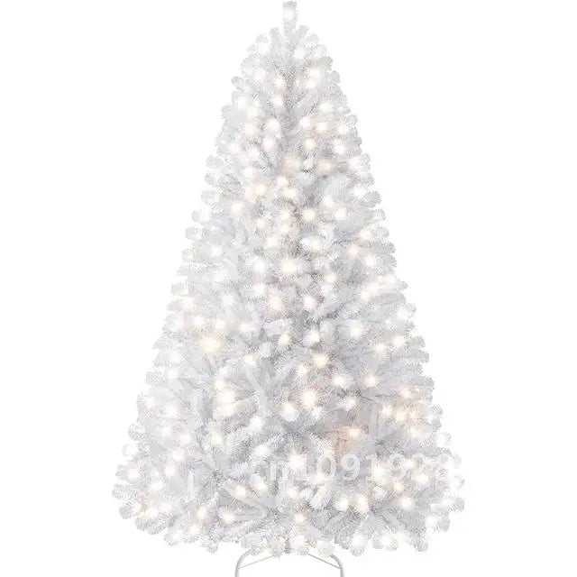 Árvore de Natal artificial de 6 FT com luzes pré-iluminadas, decorações de Natal internas