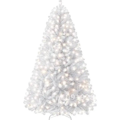 Árvore de Natal artificial de 6 FT com luzes pré-iluminadas, decorações de Natal internas