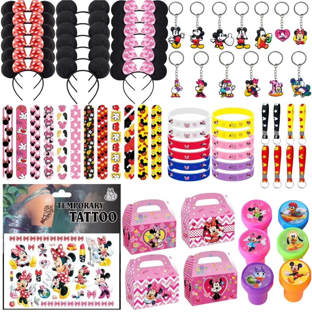 Kit festa aniversário mickey e minnie Decoração Festa Aniversário Infantil Painel + Displays