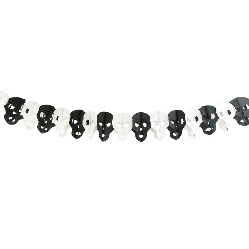 Guirlanda Sinfonia para Dia das Bruxas, 10 peças, abóbora, morcego, fantasma, aranha