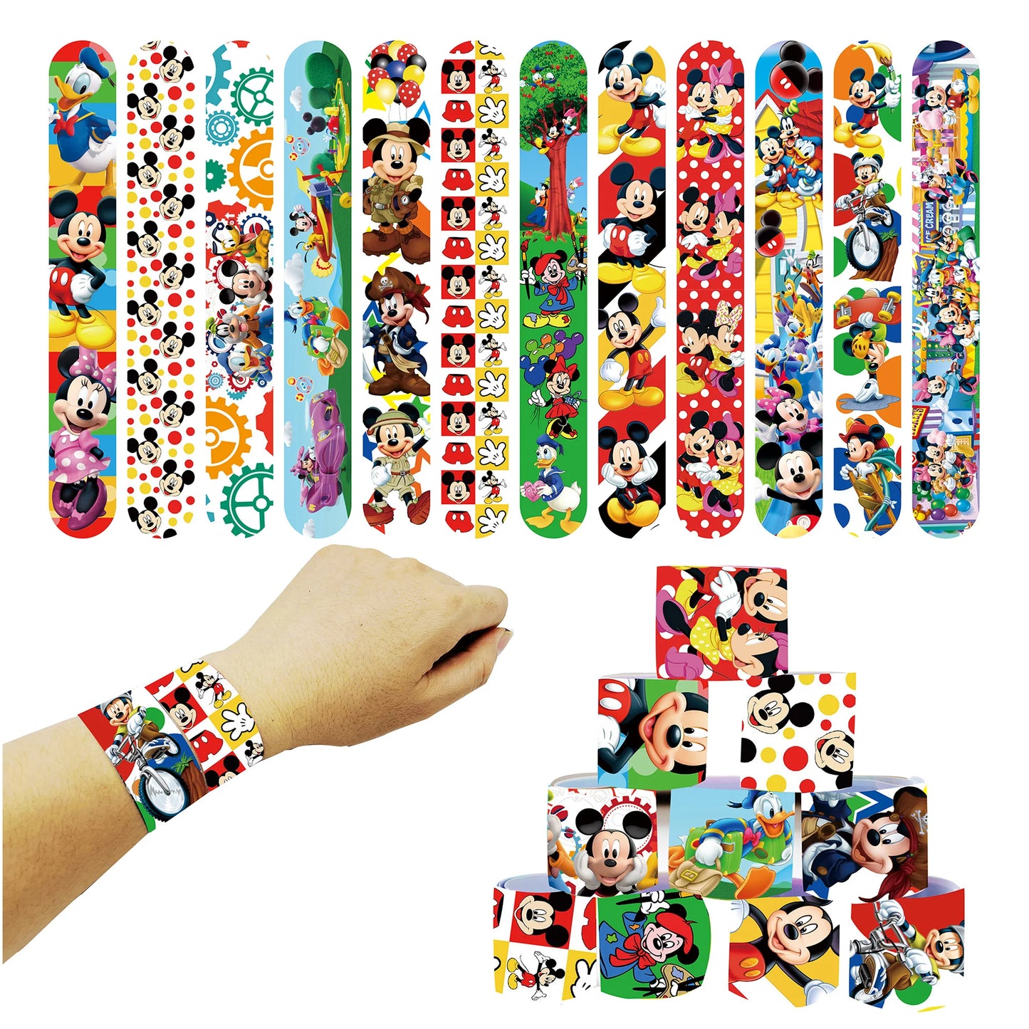 Kit Festa Mickey e Minnie 24 peças Pequeno Lembranças para Festa Mickey e Minnie