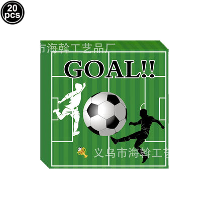 Kit Decoração Copa Do Mundo Troféu Metalizada Prato/Copo/Canudos/Guardanapos Brasil