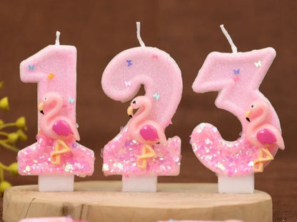 Velas de aniversário, velas numéricas para bolos de aniversário com borboleta e velas
