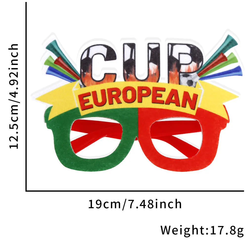 Óculos Copa do Mundo 1 peça óculos lembrancinhas de festa de futebol decorações óculos