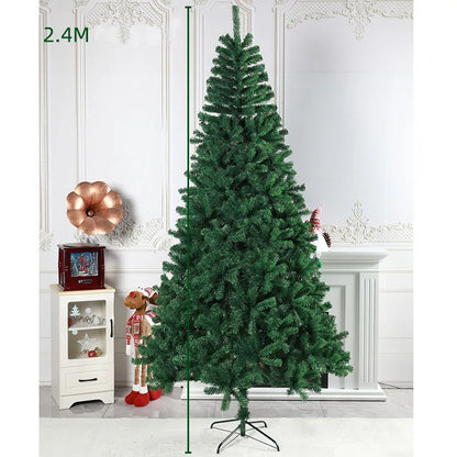 Árvore de Natal, decoração de Natal, grandes cenas de árvore de Natal, instalação de Natal