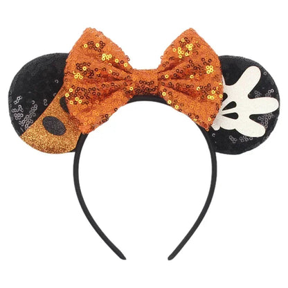 Tiaras Acessórios Disney Conjunto de 1 tiaras com orelhas rato para o Halloween, lantejoulas